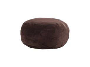 Fauteuil poire 90x90x50 cm pliable marron