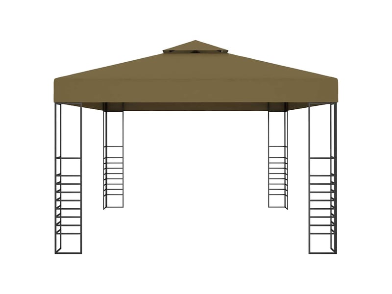  Tonnelle avec guirlande lumineuse à led 3x4 m taupe cf62469  - Conforama E
