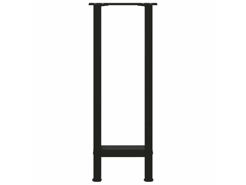  Lot de 2 pieds de console réglables modernes 28 x 73 cm en acier noir 02_0057532  - Conforama D