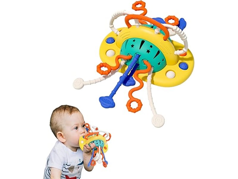 Jouet D'Activité VoMii Montessori Pour Bébé 1 An - Cube Sensoriel 6 En 1, Jouet Éducatif Portable