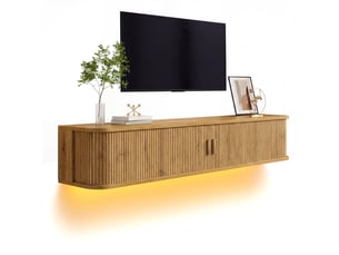 Meuble tv coloris naturel 175 cm <strong></strong>  <strong></strong>