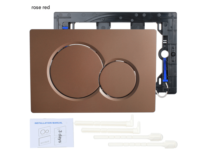  Convient au panneau de commande sigma 01 — bouton de réservoir, bouton de chasse d'eau, bouton de réservoir dissimulé,marron  - Conforama A