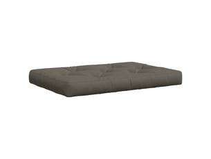 Coussin de siège en palette, coussin d'assise vianen 100 % polyester gris cf55886