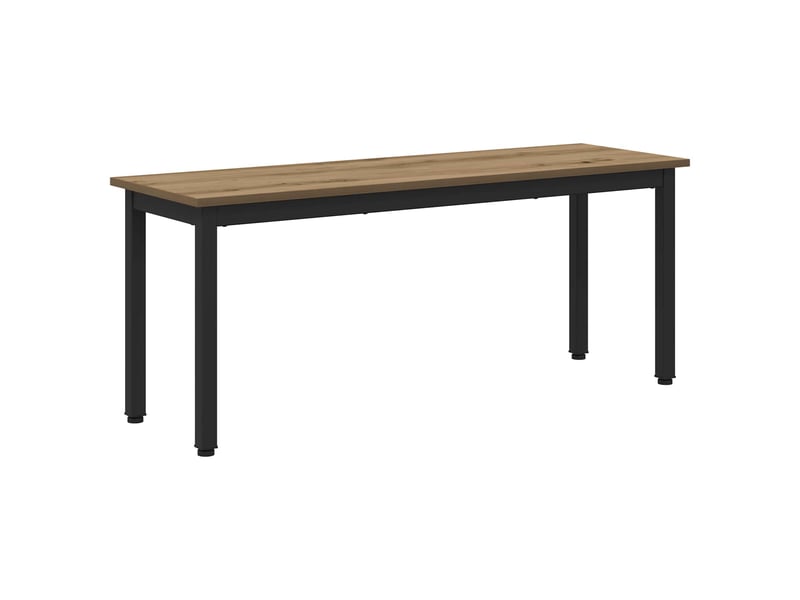  Banc d'entrée, banc d'intérieur chêne artisan 110x35x45 cm bois d'ingénierie  - Conforama A