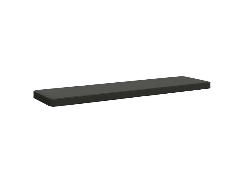  Lot de 2 coussins de banc, coussins d'assise vught 100 % polyester anthracite cf57753  - Conforama D