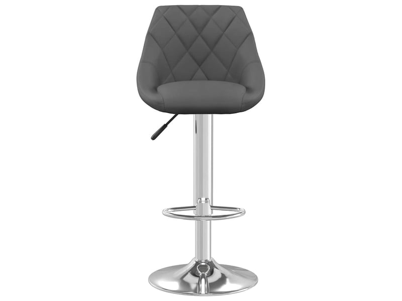  Tabouret de bar, chaise de bar gris foncé velours shl81058  - Conforama C