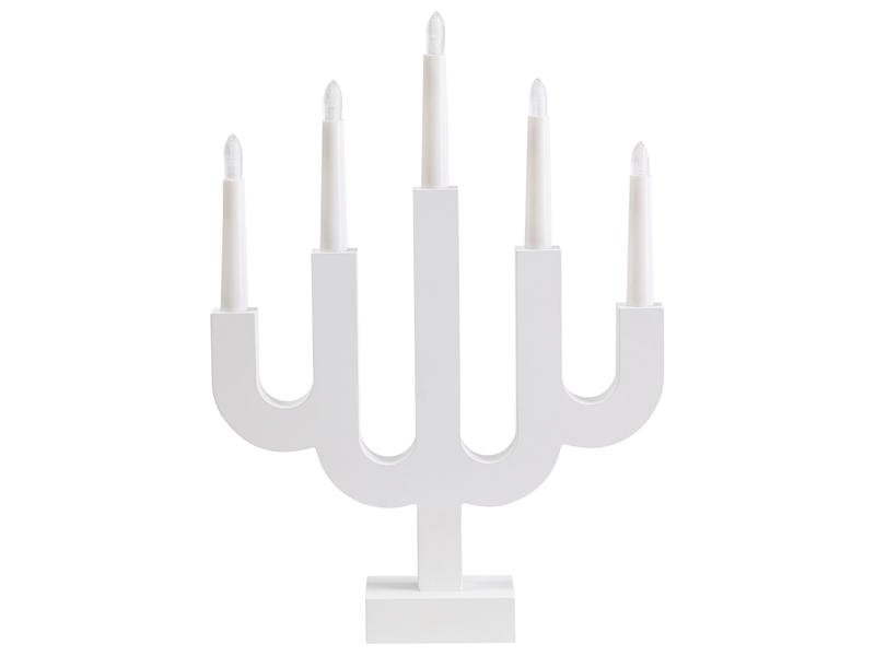  Décoration de noël led bjorkan 42 cm blanc  - Conforama E