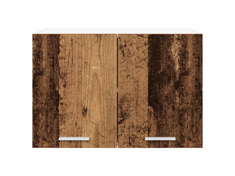  Lot de 2 armoires suspendues modernes espace de rangement 60 x 31 x 40 cm en bois d'ingénierie blanc 02_0053222  - Conforama D