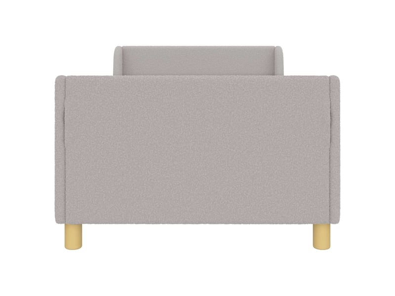  Cadre de lit pour enfants - lit jeune avec tête de lit gris clair 90x190 cm  - Conforama E