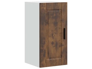 Meuble de rangement, armoire murale de cuisine porto chêne fumé bois d'ingénierie shl4321