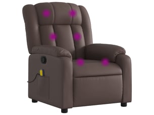 Fauteuil fixe  <strong>DECOSHOP 26</strong> Simili marron