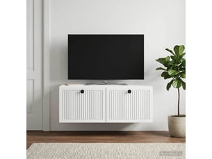 Meuble tv coloris blanc 78.5 cm <strong></strong>  <strong></strong>