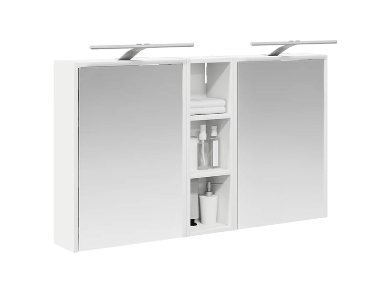  Ensemble de meubles de salle de bain 3 pcs 106x16x62.5 cm shl7168  - Conforama C