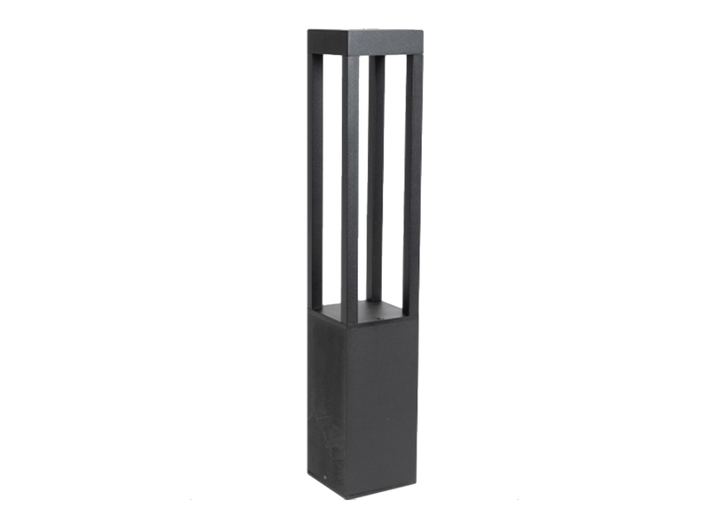 Zambelis zambelis lampe sur pied extérieure zambelis, led graphite 3000k, ip67  - Conforama A
