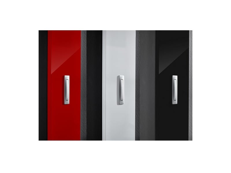 Porte manteau mural laque design rouge noir blanc alti 3255-83 - Conforama C