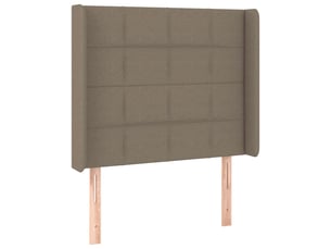 Tete de lit A poser largeur 83 cm   taupe