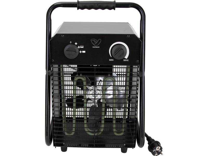  Voltman-chauffage soufflant professionnel 1500-3000w acier inoxydable - voltman  - Conforama B