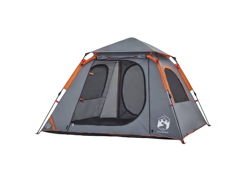  Tente de camping, tente à dôme 4 personnes libération rapide shl22110  - Conforama E