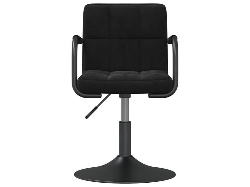  Tabouret de bar, chaise de bar noir velours shl89514  - Conforama C