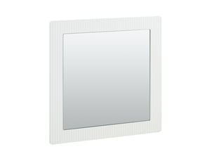 Miroir carré(e) à fixer coloris blanc <strong>COVREO </strong> <strong></strong> - 80 cm x 80 cm