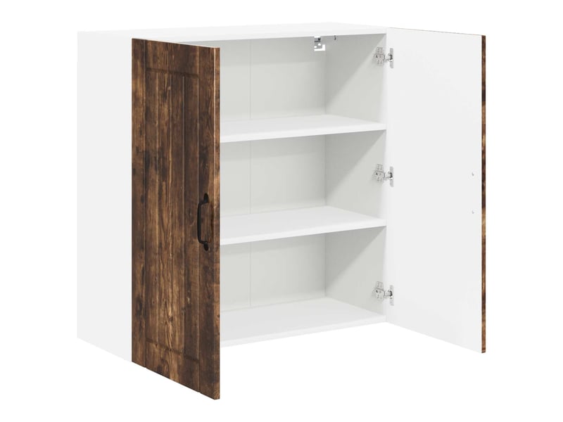  Armoire de cuisine chêne fumé 80x31x80cm bois d'ingénierie shl6316  - Conforama E