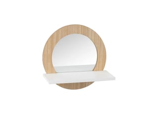 Miroir  à fixer coloris naturel <strong>JUANIO</strong>  <strong></strong> - 30 cm x 12 cm