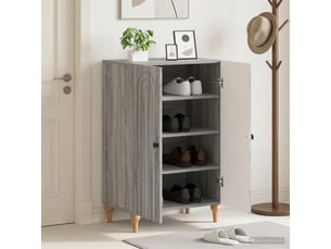 Meuble à chaussures 4 paire(s)  <strong></strong>  <strong></strong> coloris gris