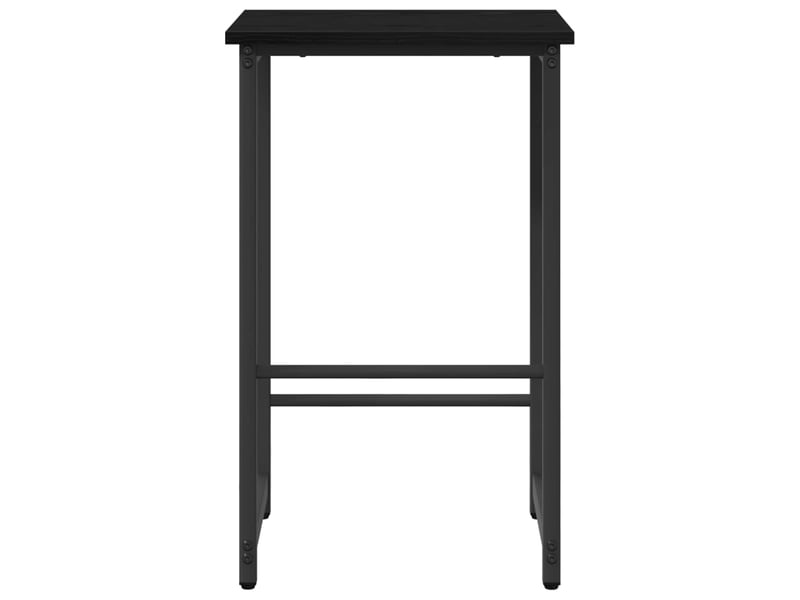  Lot de 2 tabouret de bar, chaise de bar chêne noir 40x32x64 cm shl55059  - Conforama C