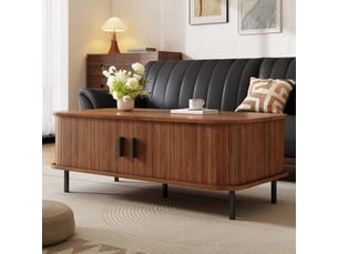 Table basse  coloris bois foncé <strong></strong> <strong></strong>
