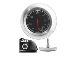 Thermomètre de barbecue en acier inoxydable – ø 7,5 cm, 10-400°c
