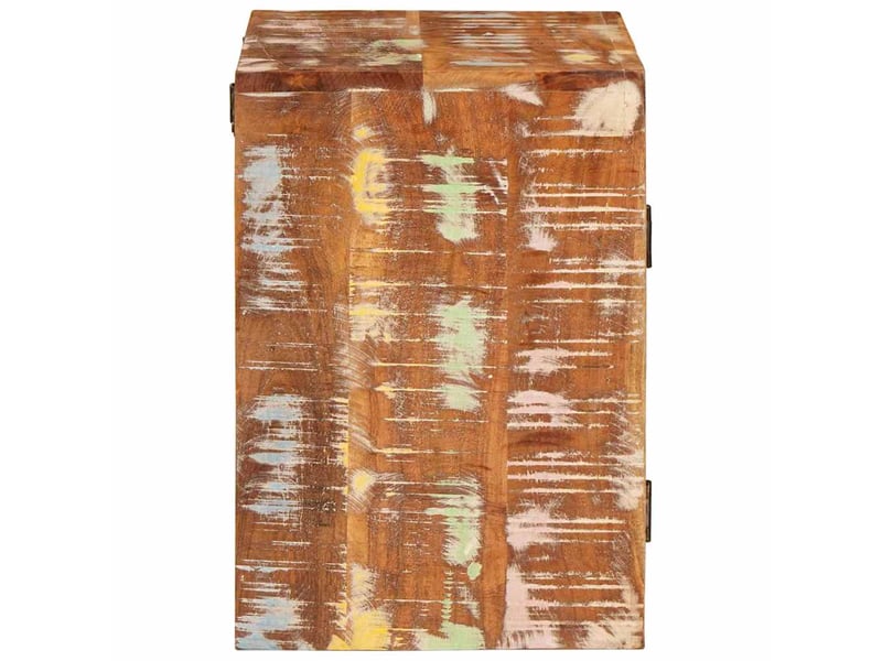  Table de chevet - cabinet de chevet - table de nuit marron bois massif de récupération  - Conforama E