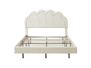 Lit 2 places 140x200 cm FEEOHOME coloris beige