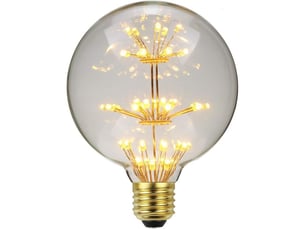 Led ampoule vintage ampoule rgb feu d'artifice edison ampoule g95 3w 220240v e27 ampoule décorative (feu d'artifice)