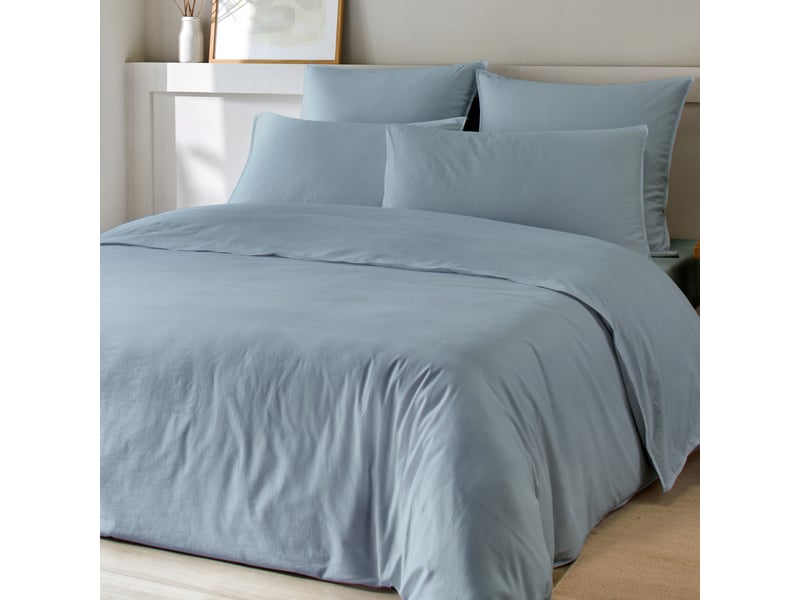  Parure de lit 220x240 cm bambou - coton ardoise PD25645 - Conforama B