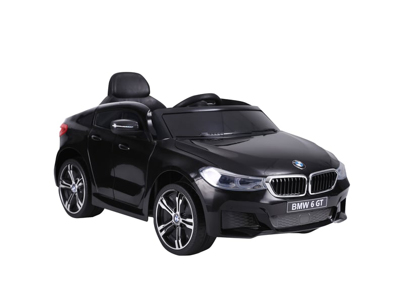  Voiture électrique enfants 6 v 3 kmh max. Effets sonores et lumineux télécommande incluse noir bmw 6 gt  - Conforama A