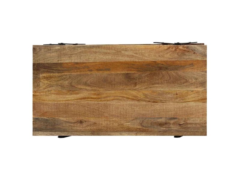  Table basse - table de salon - table à thé 115x60x40 cm bois de manguier massif  - Conforama D
