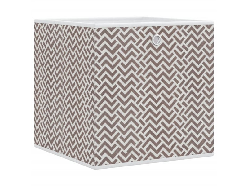 Boîtes de rangement pliables 4 pcs 32x32x32 cm tissu intissé shl51223 - Conforama C