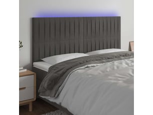Tete de lit A poser largeur 160 cm gris
