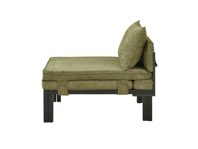  Canapé convertible, canapé-lit; 1 place, port usb, vert  - Conforama B