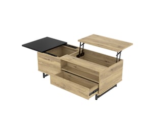 Table basse rectangulaire coloris naturel <strong>HAUSS SPOLE</strong> <strong></strong> - 50 cmx103.5 cm