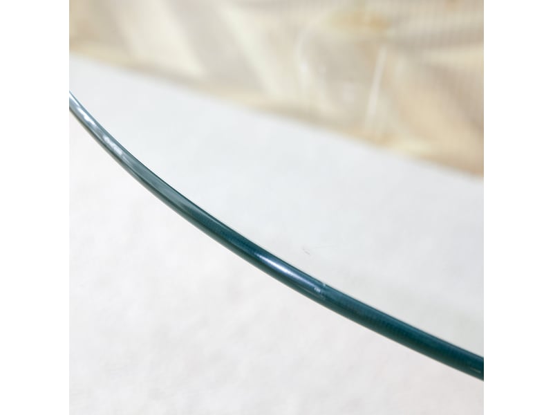 Ensemble de bar - oem - table en verre 89 cm - 2 tabourets réglables - pieds argentés - pivotant 360°  - Conforama W