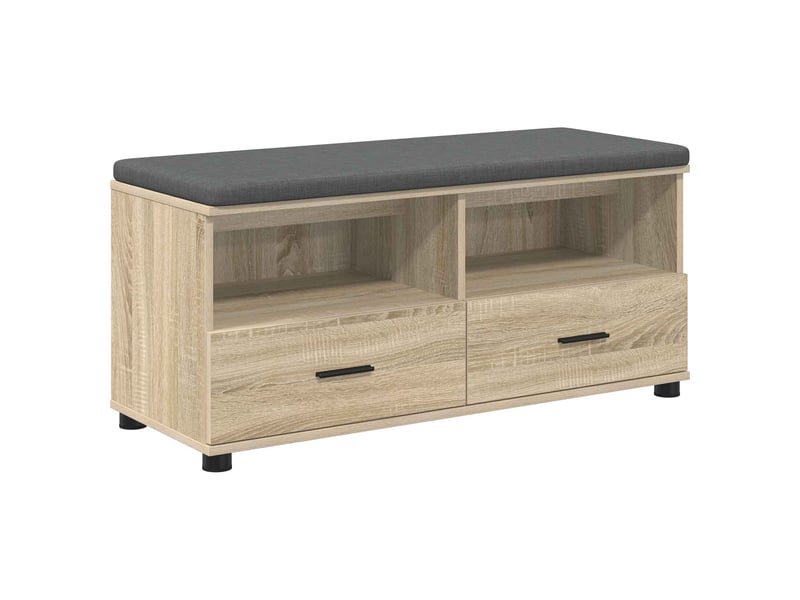  Banc d'entrée, banc interieur chêne sonoma 100x38x46 cm  - Conforama A