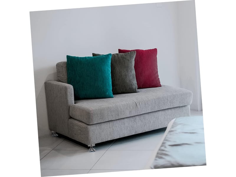  4pièces meuble réglables en métal aluminium armoire ronds pour tables et canapés  - Conforama E