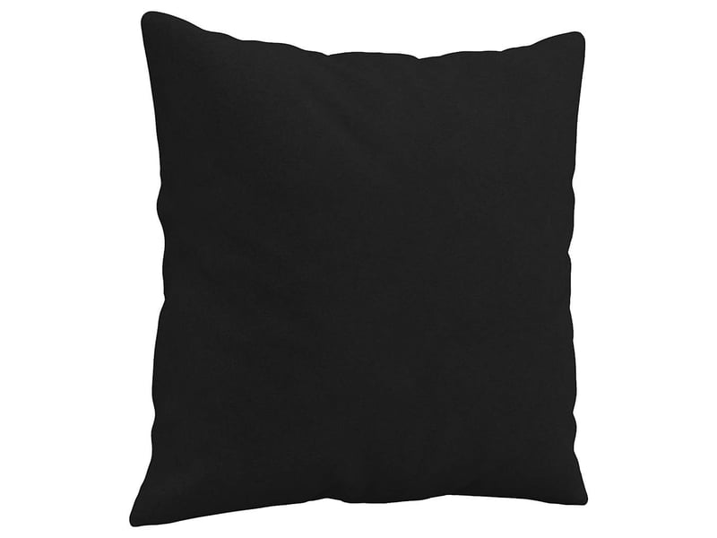  Lot de 2 coussins décoratifs noir 40x40 cm tissu microfibre cf60881  - Conforama C