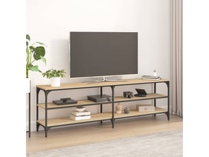 Meuble tv coloris marron 160 cm <strong></strong>  <strong></strong>