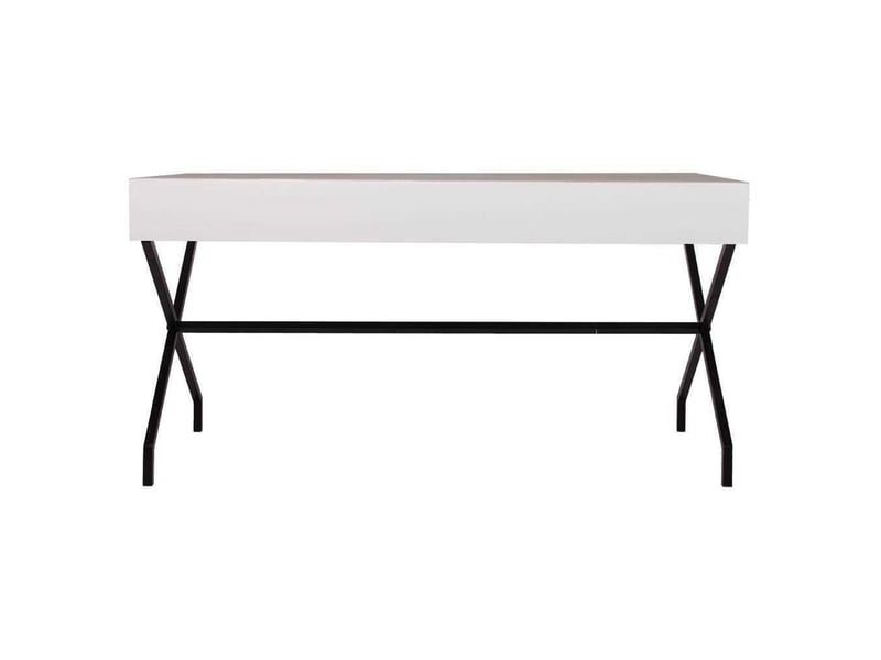  Table en bois et métal 160x80x80h  - Conforama B