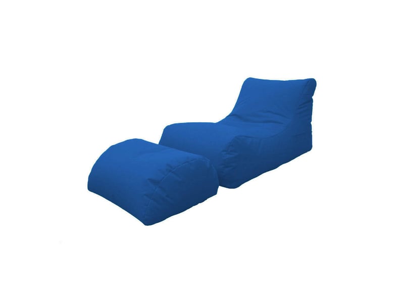 Pouf alton, forme fantaisie, 120x80x60h cm bleu Alton - Conforama A