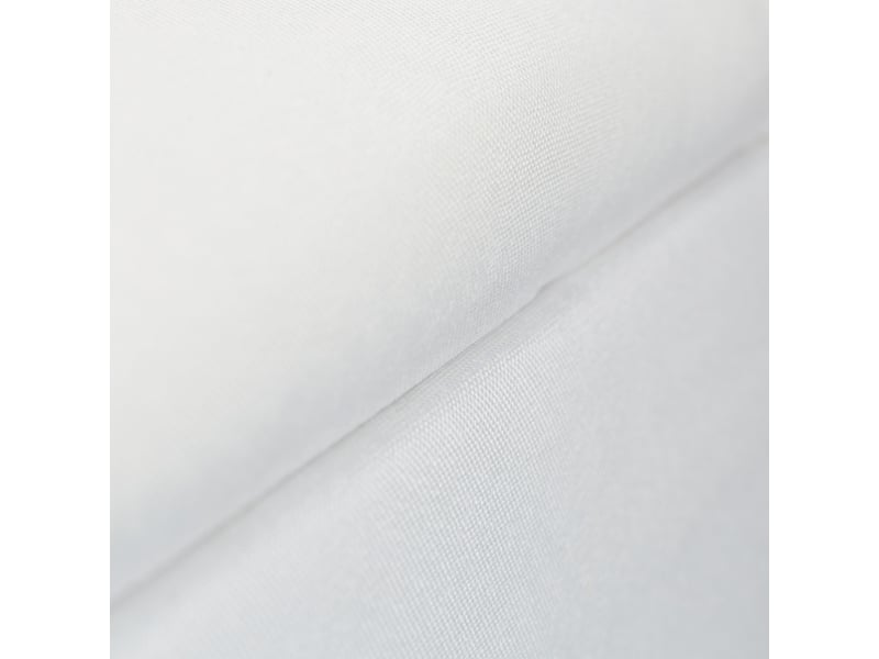  Tabouret avec rangement pour pieds décoratif 40 x 40 x 40 cm en lin artificiel blanc 13_0008757  - Conforama E