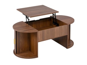 Meuble tv coloris bois foncé 175 cm   