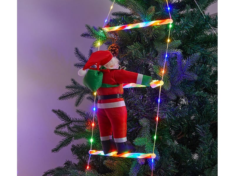  Noel guirlande lumineuse extérieur 1.2m  8 modes fonction motif de sapin de noël  - Conforama C